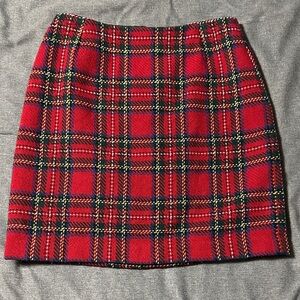 Eddie Bauer Red Plaid Women's Skirt
